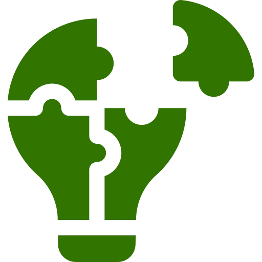 Highly innovative solutions icon